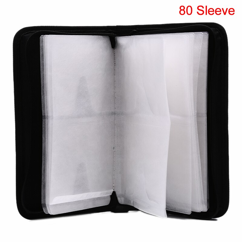 80 Disc PU DVD CD Storage Bag Case CD Holder Carry DJ Faux Leather Case Storage Holder Organizer Wallet Box For VCD DVD CD