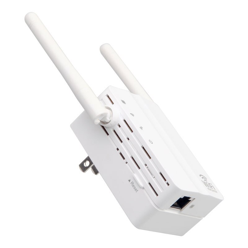 High Flexibility 300Mbps Wireless-N Range Extender WiFi Repeater Signal Booster Network Wireless Router White