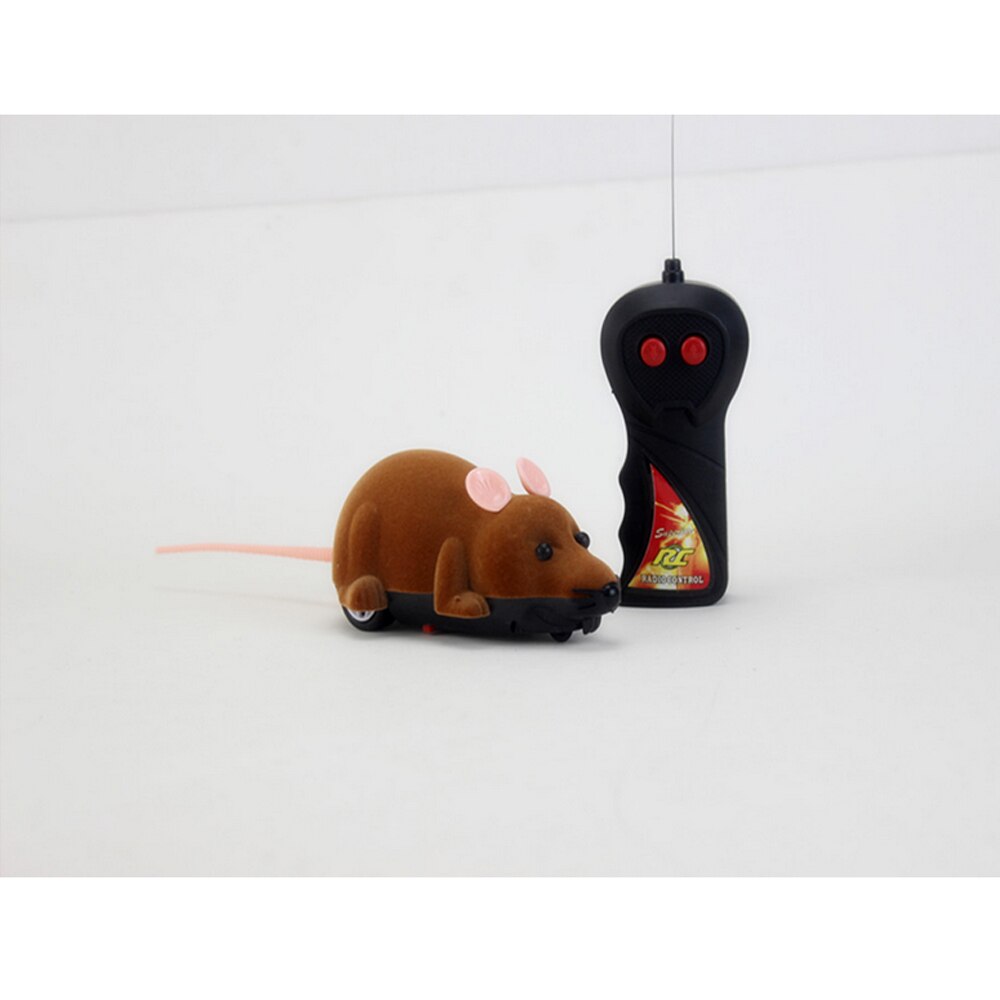 Haustier Katze Spielzeug Interaktive Elektrische Maus Mit kabellos Fernbedienung Maus Spielzeug Elektronische Spielen Spielzeug Kind #15: Braun