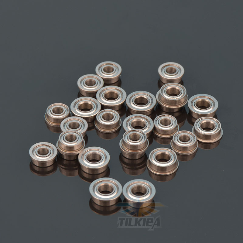 5 stk. høyhastighetslager til rc-båt, 3 x 6 x 2.5mm/3 x 7 x 3mm/4 x 7 x 2.5mm/4 x 8 x 3mm/5 x 10 x 4mm for 3mm / 4mm / 5mm- akslet rc-båt