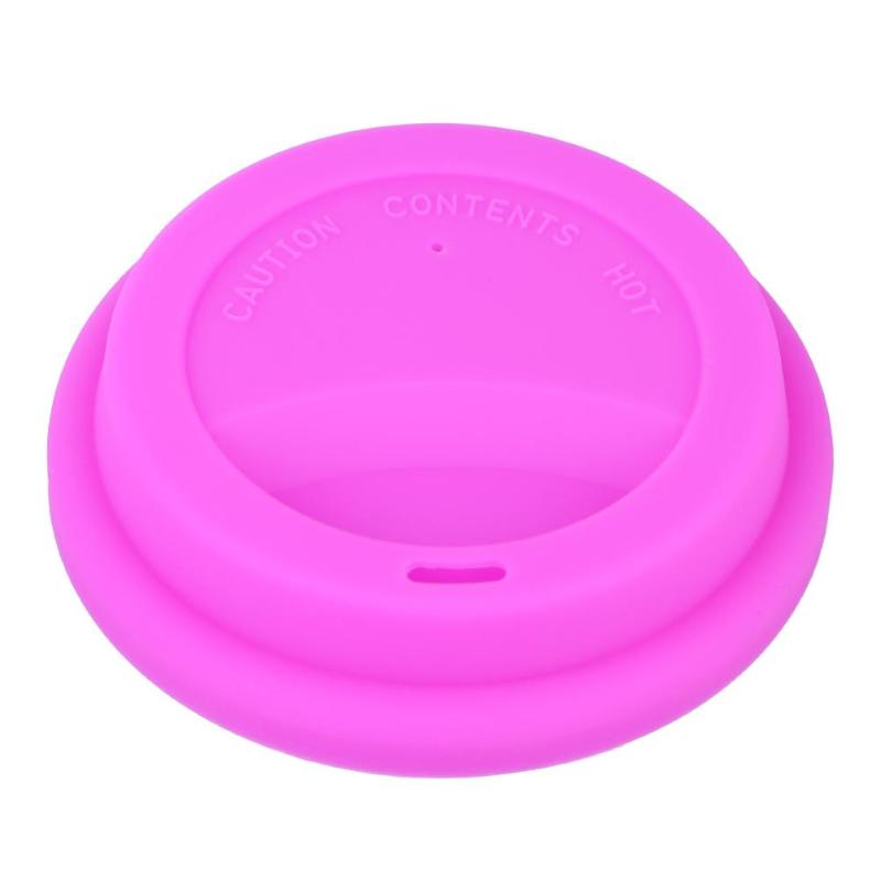 Tapa de taza de silicona gruesa reutilizable Anti-polvo aislante cubierta de taza de té de café resistente al calor seguro saludable tapa de silicona: B