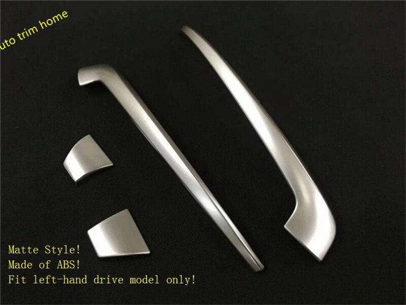 Lapetus achteruitkijkspiegel beschermstrip afdeklijst abs geschikt voor porsche cayenne mat / chroom / koolstofvezel look: Model c