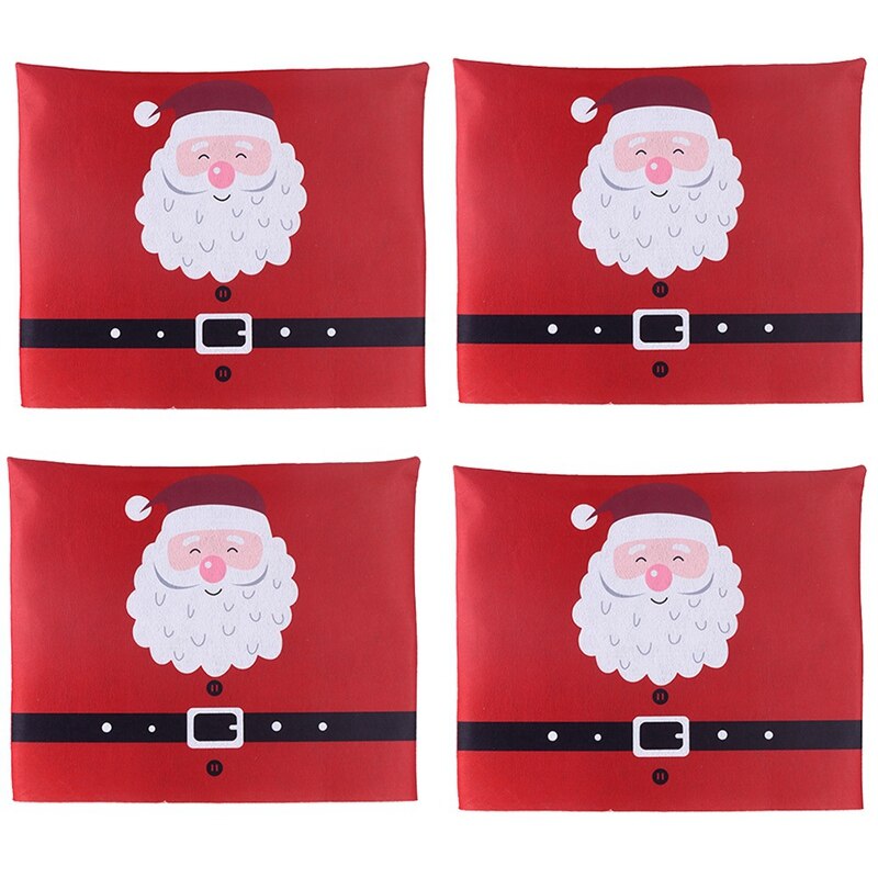 Santa Claus Chair Set Home Decoration Christmas Decoration: Default Title