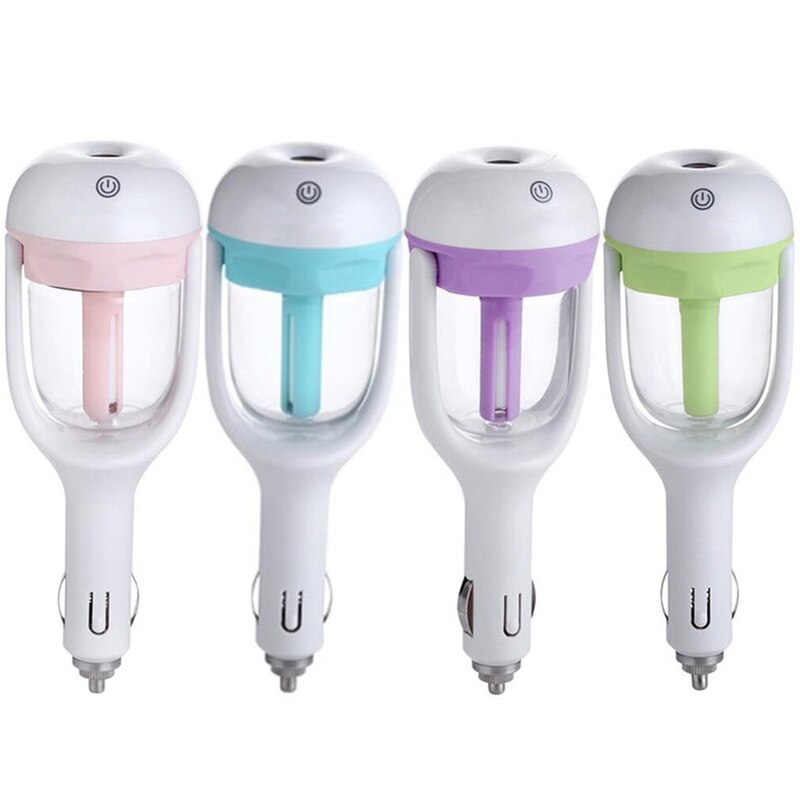 Car Steam Air Humidifier Aroma Diffuser Mini Ultrasonic Air Purifier Aromatherapy Essential Oil Diffuser Mist Purifier Fogger