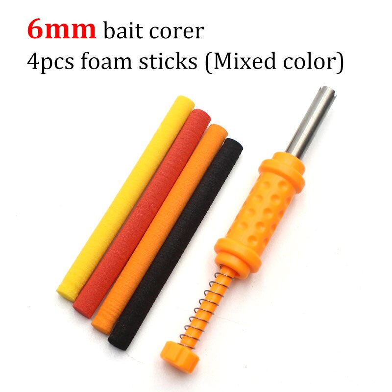 Kit d&#39;outils de pêche à la carpe 6mm/8mm, bouillettes Pop-Up, accessoires de fabrication d&#39;appâts pour carpe + plate-forme en mousse pour matériel de pêche: 6mm-mixed color