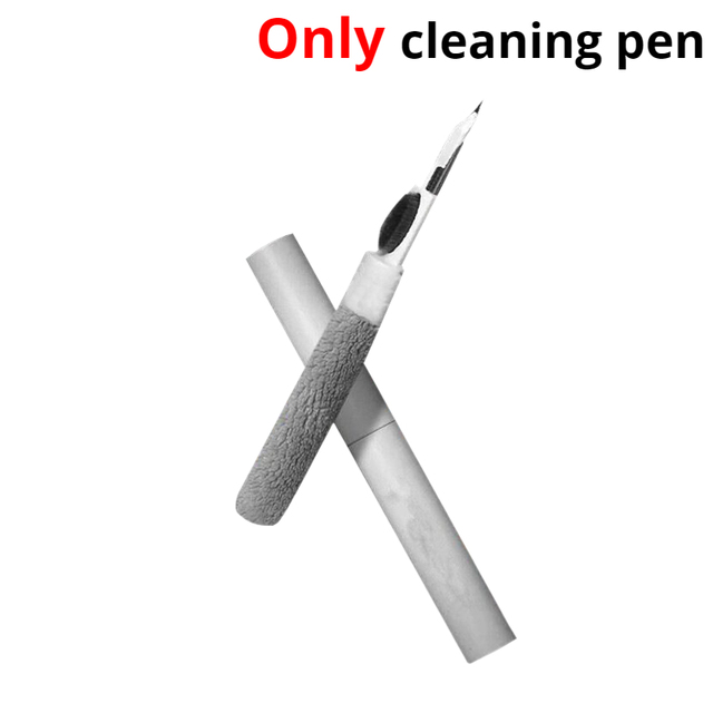 Kit de limpieza 8 en 1, limpiador de teclado de ordenador, juego de cepillos, auriculares, bolígrafo de limpieza para Airpods Pro, herramientas de limpieza, extractor de teclas: Caqui