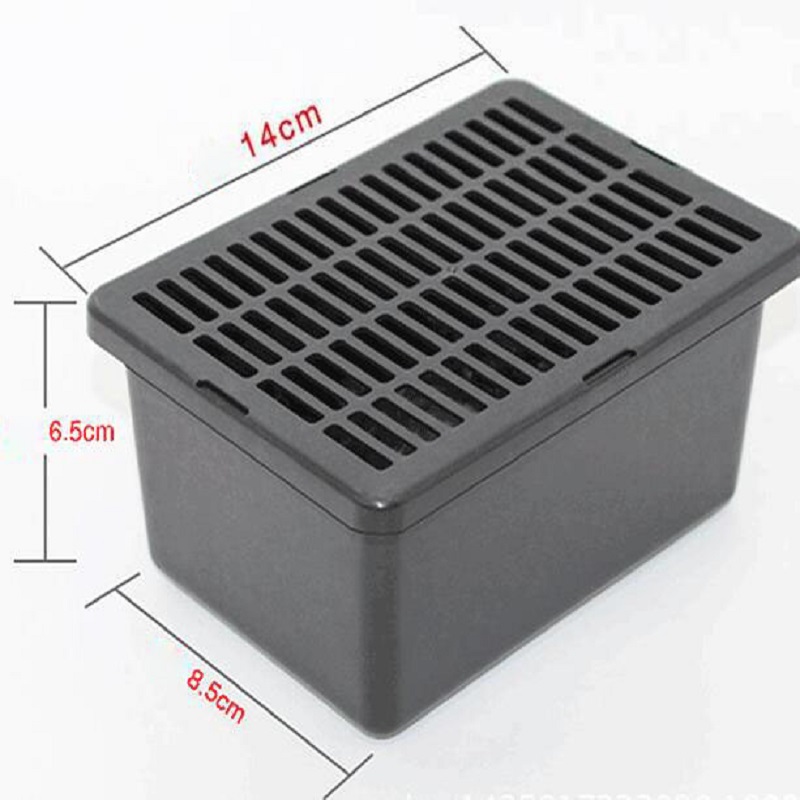 2 pieces / pack Reptile terrarium Plastic cover is not fragile reptile supplies Turtle hamster feeding box