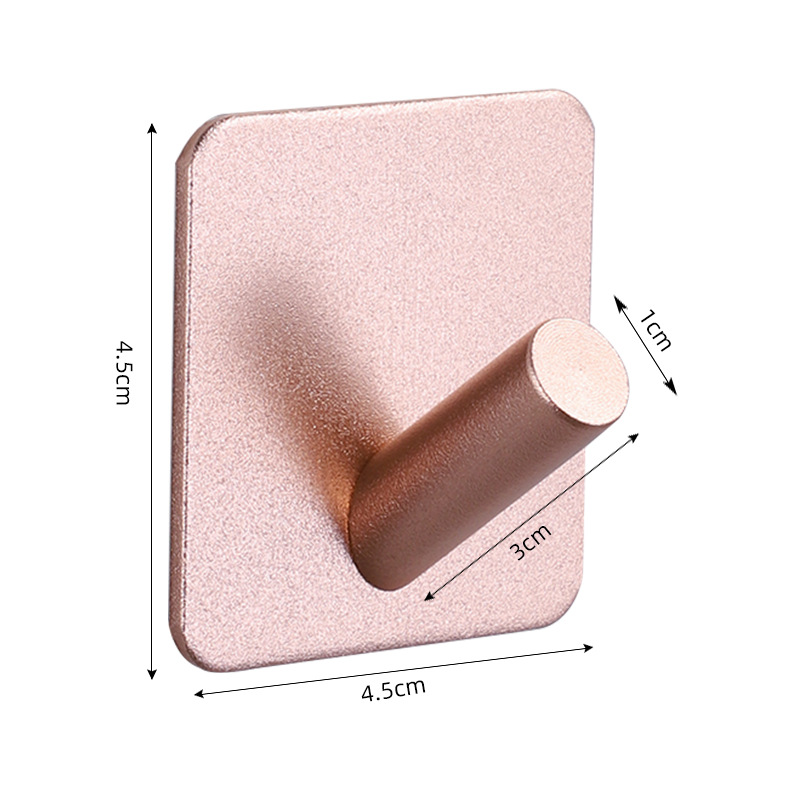 Zelfklevende hangende badkamerhaken Deursleutel Tas Jas Handdoek Robe Hanger Douchehaak Organizer voor badkamer Keukenaccessoires