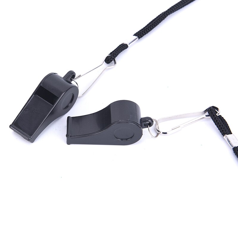 2Pcs Coach Whistle Sports Football Basketball Referee Training Whistle Outdoor Survival With Lanyard