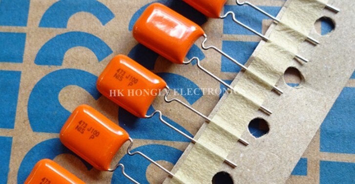 50PCS 473J100 473K100 0.047UF 100V 473 47N Capacitor