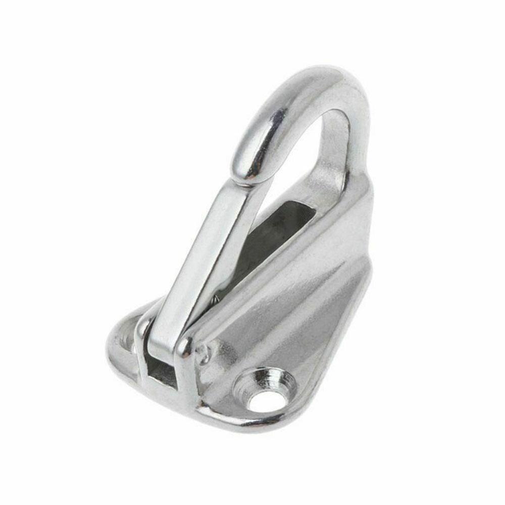 1 stk marine 316 rustfrit stål mini båd fender krog sejlerpude øje marine sølv fender kroge karabinhage  e1 z 2: C