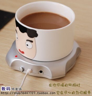 Usb 4 -poorts hub warme koffie kopjes warmer gadget verwarming