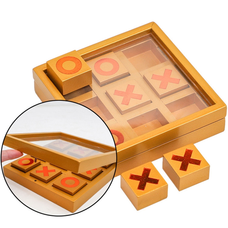 Board Games Tic Tac Toe Fun Family Games to Play in Box Strategy Board Games for Families to Challenge Brain Games