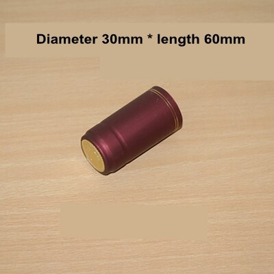 Bottle Cap Heat shrinkable cap Wine cap Red wine the sealing cap: Burgundy