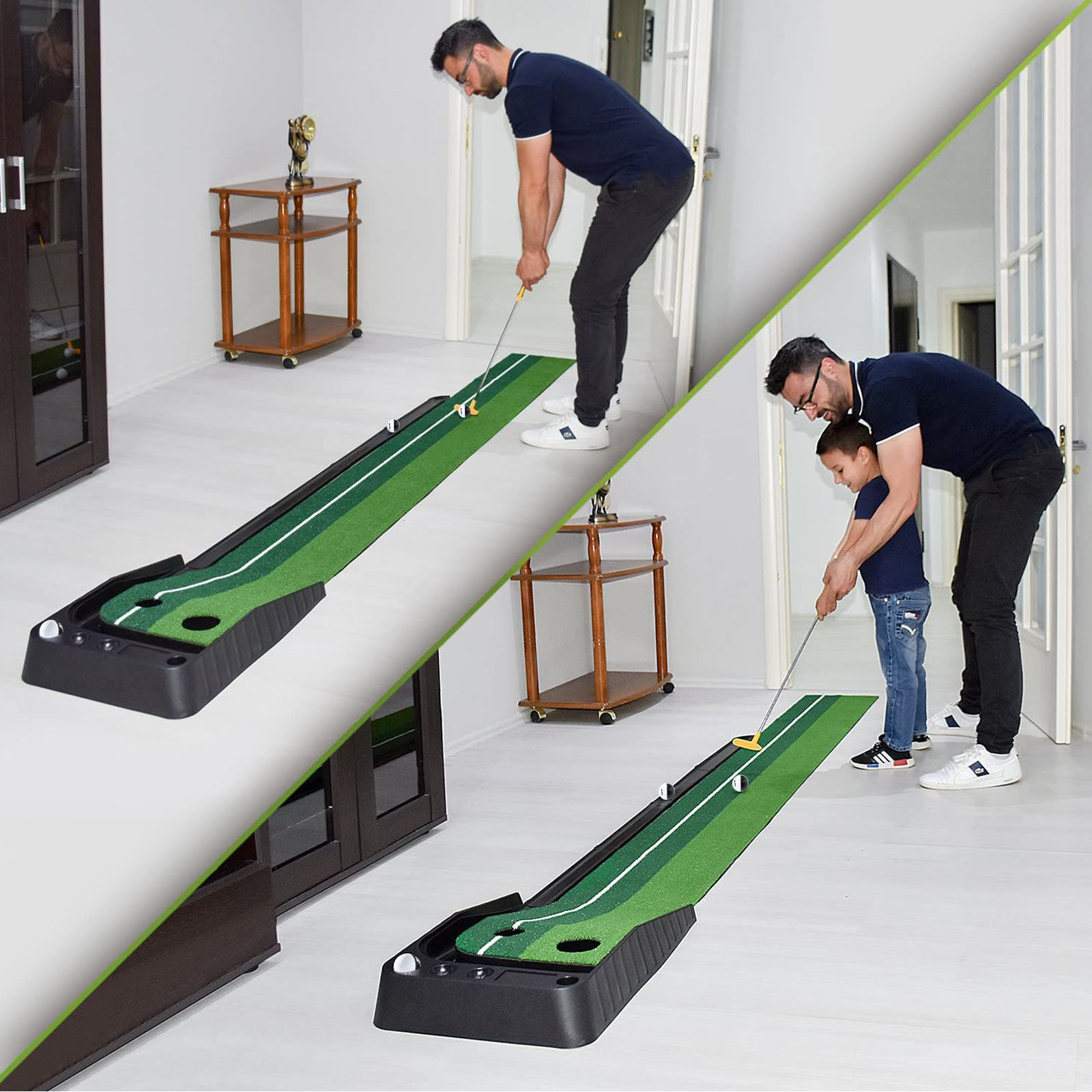 Bolas de Golf profesionales, pelota de práctica para interior y exterior, accesorios de entrenamiento deportivo, juego de competición, , 6 piezas