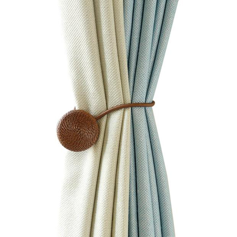 1pc magnetiska gardinfästen rumstillbehör macaron guld gardiner cilp heminredning gardinhållare spännen rem rep knyt ryggar