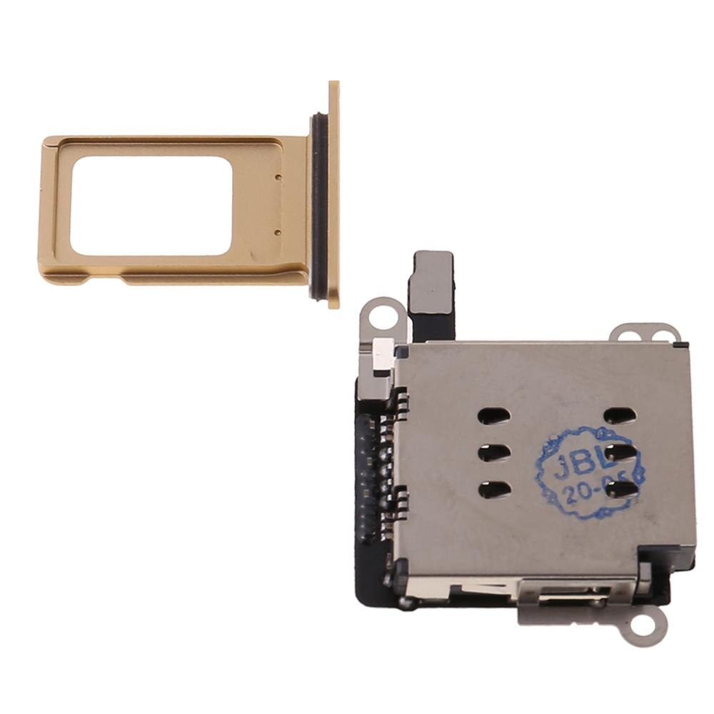 1Set Dual Sim Kaartlezer Connector Flex Kabel Met Kaart Lade Slot Houder Open Ejector Pin Voor Iphone Xr: Yellow
