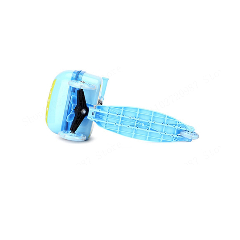 Maleta de patinete para niños con ruedas, bonita maleta de viaje portátil, equipaje de transporte, monopatín, cubierta de carrito perezosa de dibujos animados