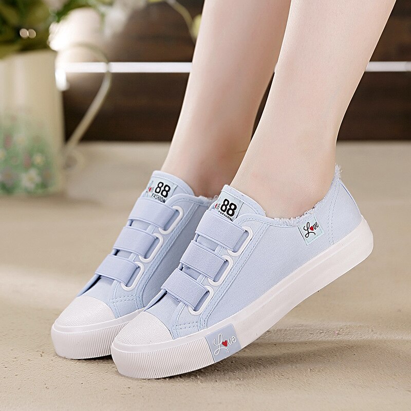 Mew plate-forme baskets toile chaussures femmes solide Superstar crochet boucle vulcaniser chaussures filles Zapatos De Mujer K563