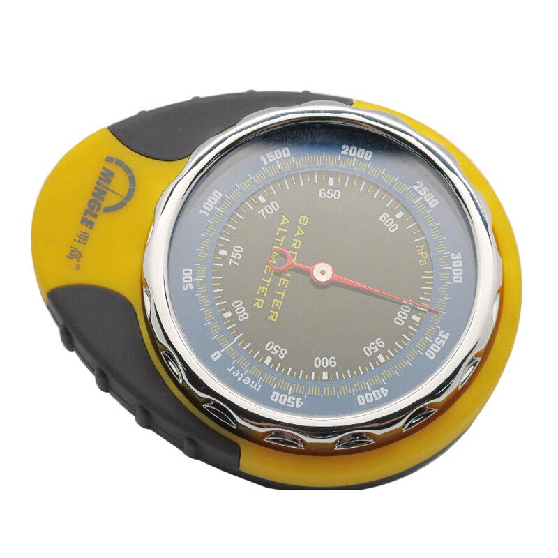 Outdoor Four-in-one Altitude Meter, Altimeter with Compass and Thermometer, Portable Climbing Barometer