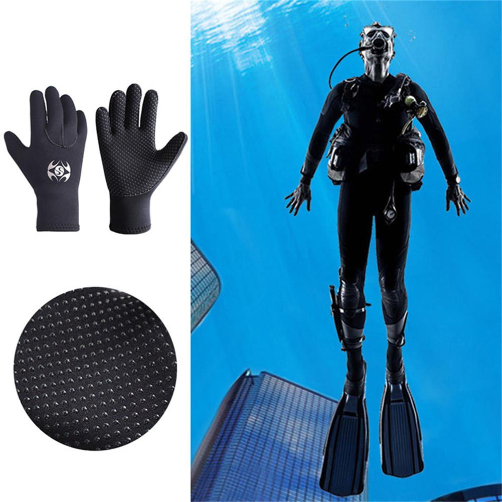 3mm Neoprene Men Women Warm Scuba Diving Gloves Boating Fishermen Gloves Cold-proof