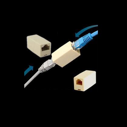 10 stks RJ45 Netwerk Kabel 8P8C Connector uitbreiding Converter RJ-45 Kabel Joint