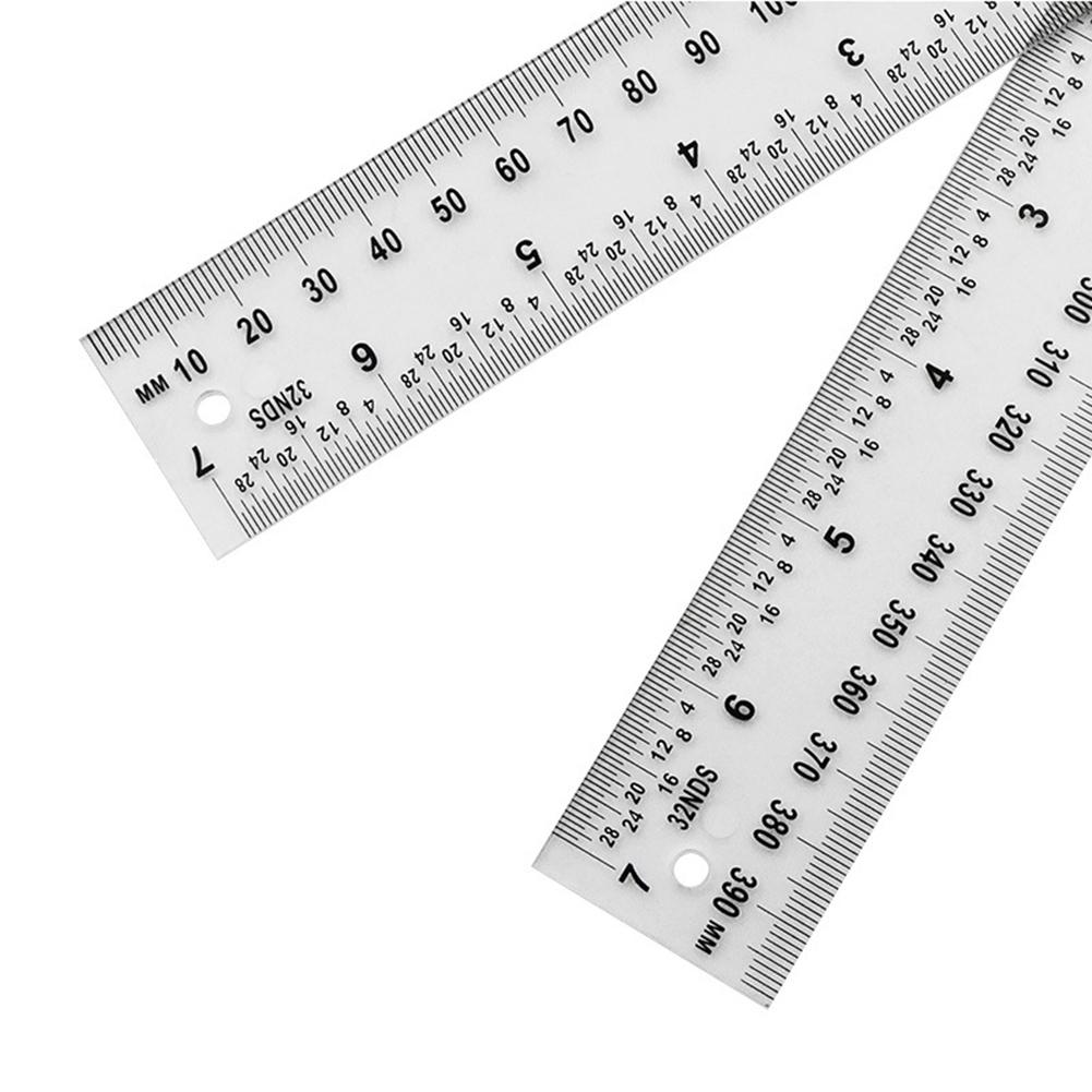 2-in-1 Transparent Digital Angle Ruler Protractor Angle Finder Vernier Caliper Measuring Tool