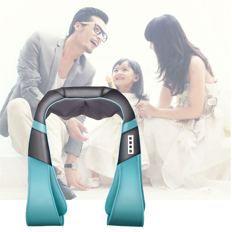 -sell Electric Neck Shoulder and Back Massage Machine Shiatsu Kneading Neck Shoulder Massage Belt