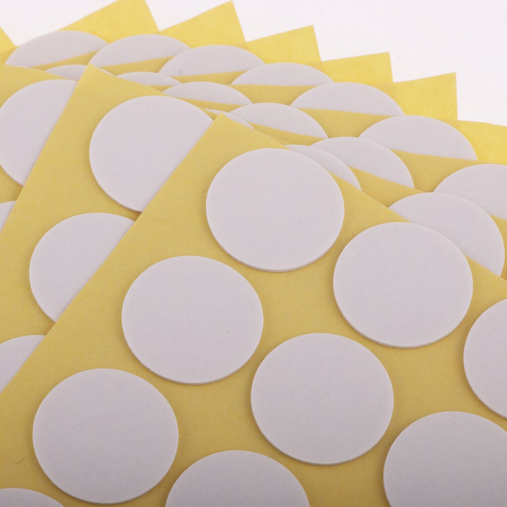 100/200pcs 20mm Candle Wick Stickers Candle Making Sticker Heat Resistance Double-sided Stickers For Wax Fixed Candle Diy Making