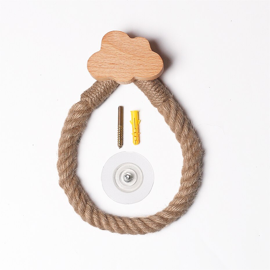 Toilet Paper Holder..Rope Toilet Roll Holder..Jute Rope Nautical Decor..for bathroom..Diamond Knot.: Red