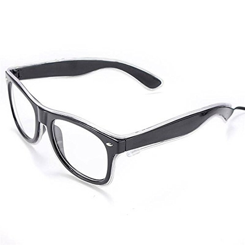 2 Pcs LED Light Glasses Party Toy Glasses - Ice Blue & Purple