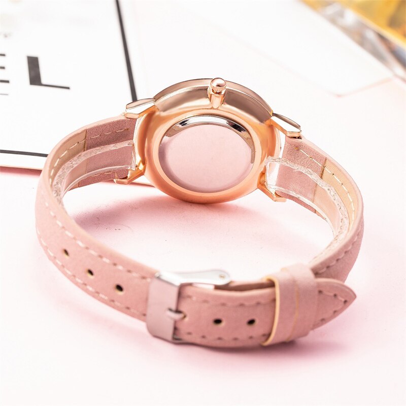 NEUE Uhr Frauen lässig Leder Gürtel Uhren Einfache Damen Kleine Zifferblatt Uhr Kleid Armbanduhren mujer