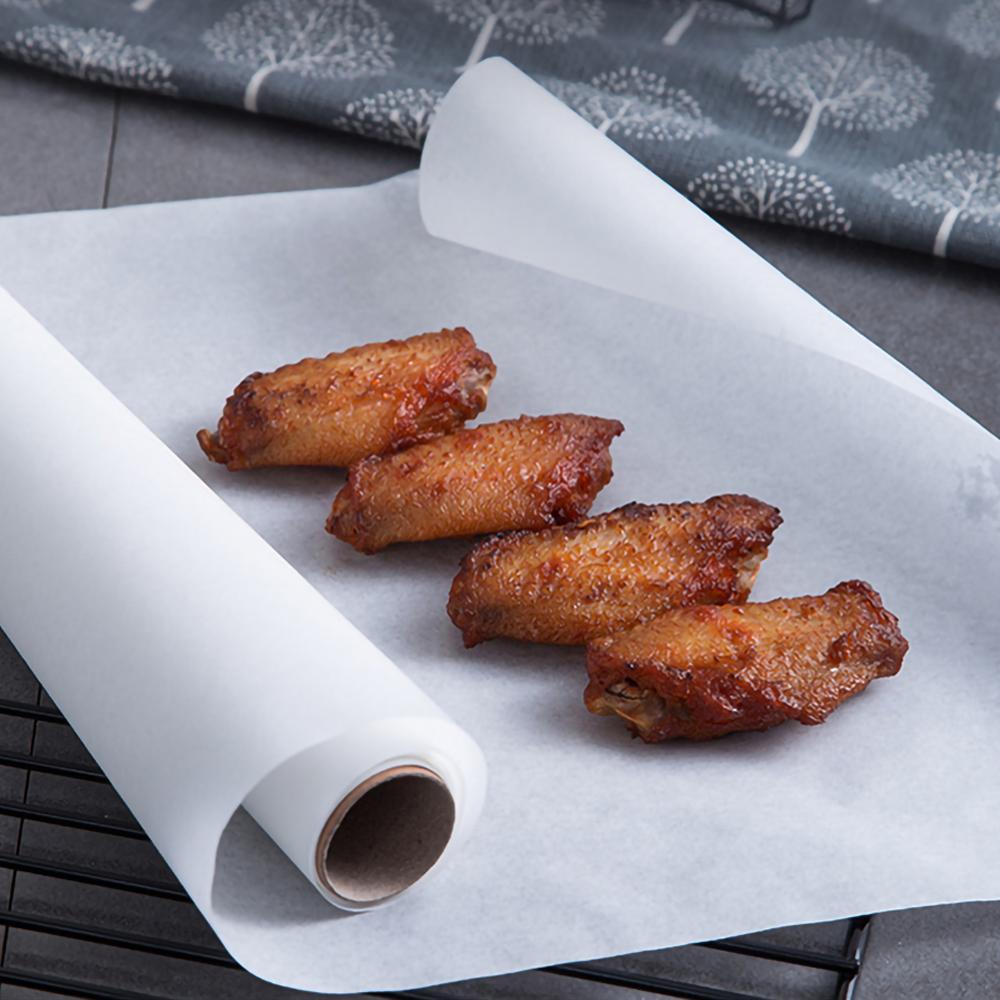 1 Roll Bakken Silicone Olie Non-stick Stoomboot Pot Pad Perkament Papier Rechthoek Cake Pan Liners Bakpapier Cake pannen