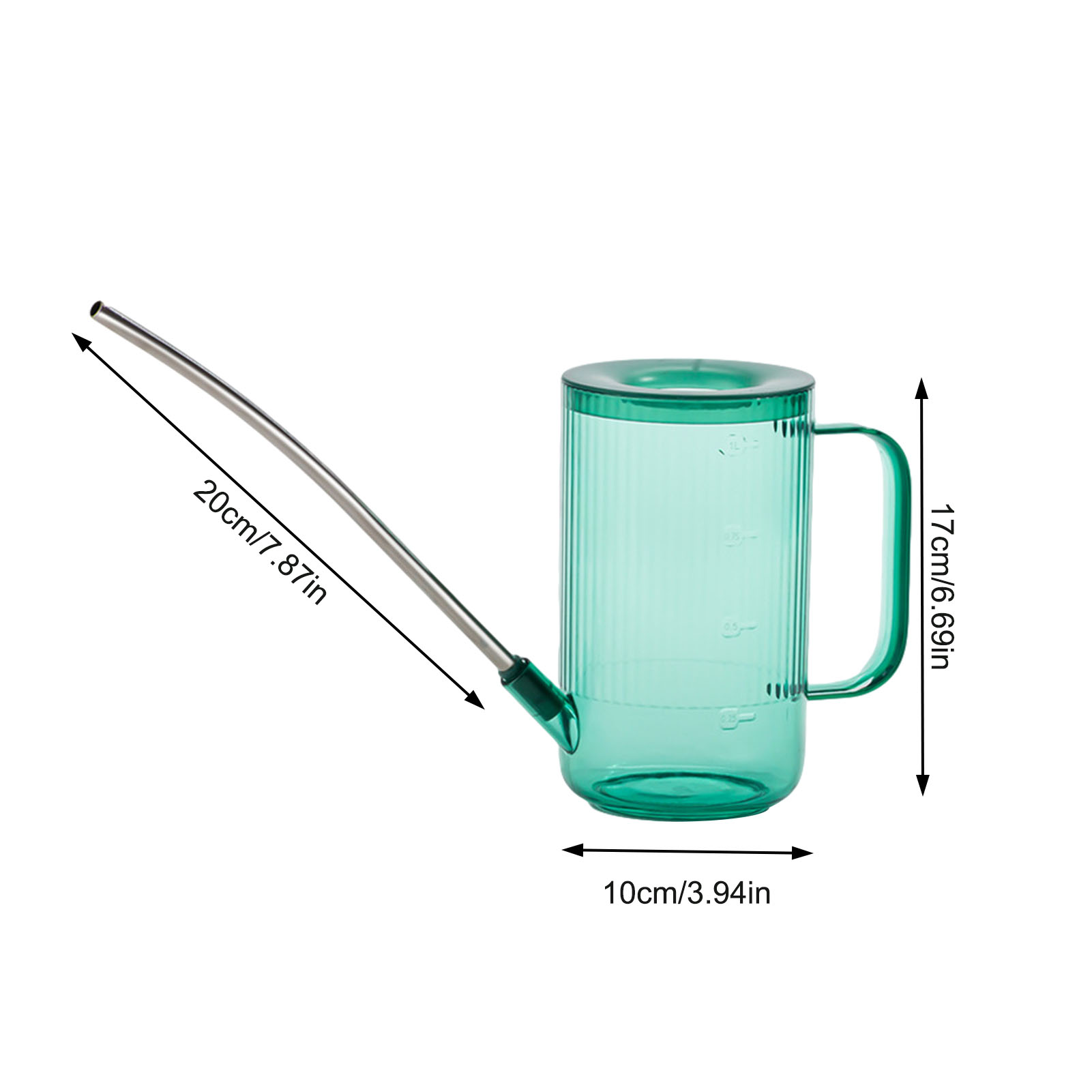 1L Long Mouth Watering Can Pouring Pot Watering Can Watering Flower Plants Shower Removable Watering Device Garden Tool