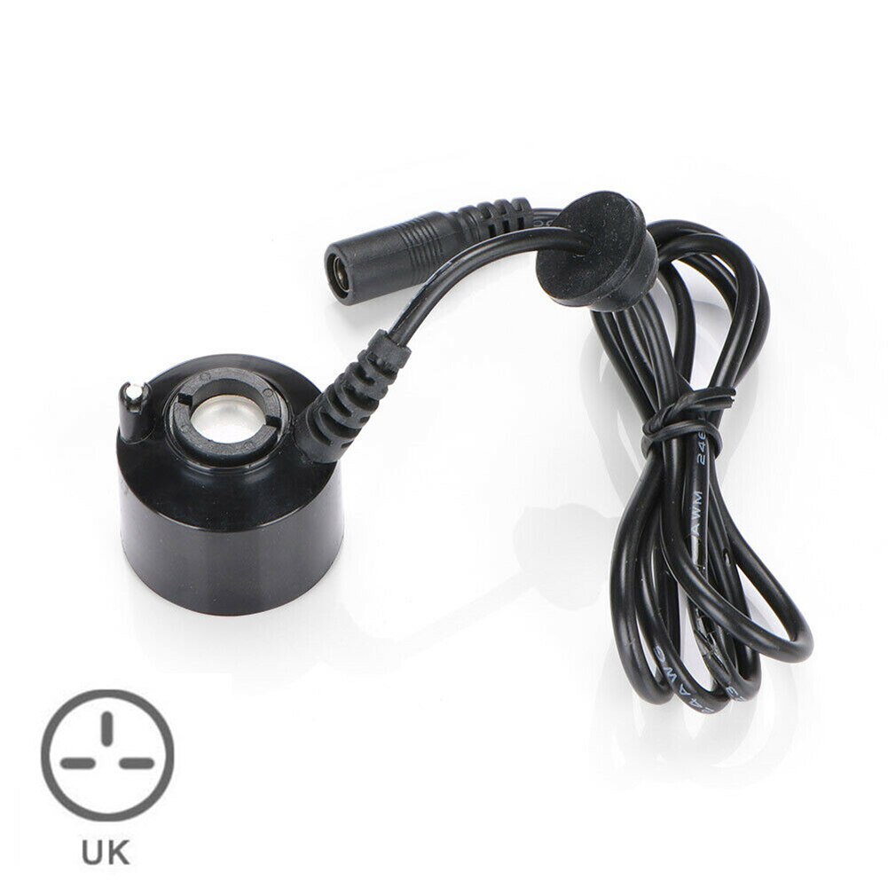 Mist Maker Fogger Water Fountain Pond Air Humidifier Purifier Indoor Outdoor Garden Garden Supplies DC24V TB: UK plug
