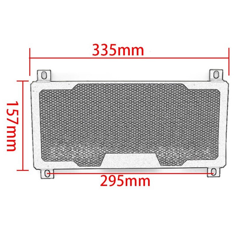 Moto radiateur garde protecteur Grille Grille couverture pour Kawasaki Ninja 650 Z650 Z 650 moto accessoires