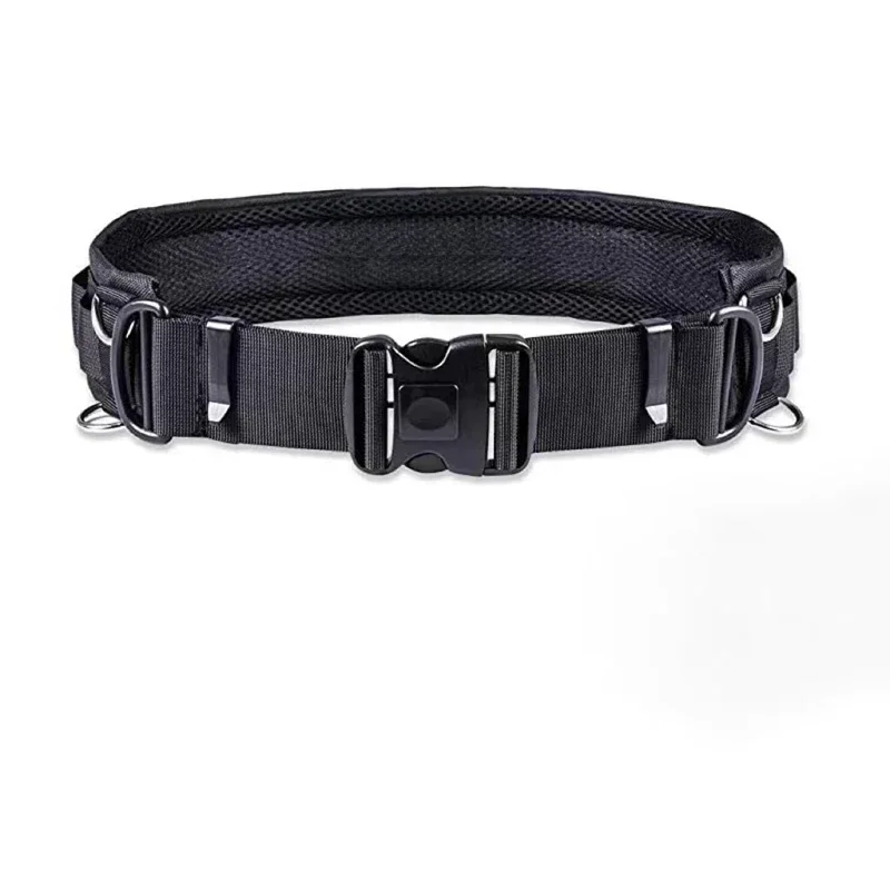 Cinturón de fotografía multifuncional para cámara Slr, cinturón fijo para lente de montañismo, hebilla de bolso, correa de cuero para cámara, accesorios para cámara