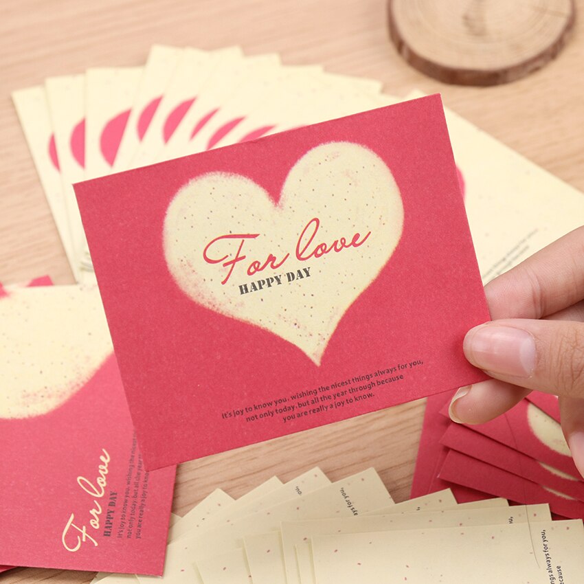 Sobres pequeños de estilo occidental, sobres pequeños de estilo Kawaii con corazón de amor, Mini sobres bonitos para ventana, papelería de dibujos animados, 10 Uds.