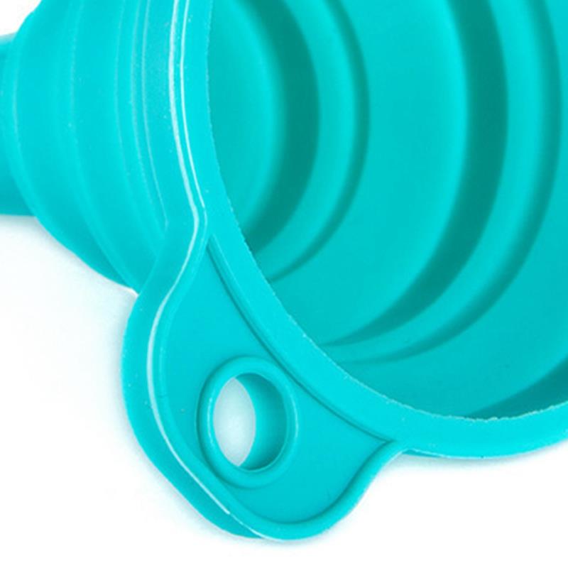 Silicone Foldable Oil Funnel Soft Mini Funnel Scalable Kitchen Funnel Liquid Funnel for Bottle Collapsible Funnel Kitchen Tools