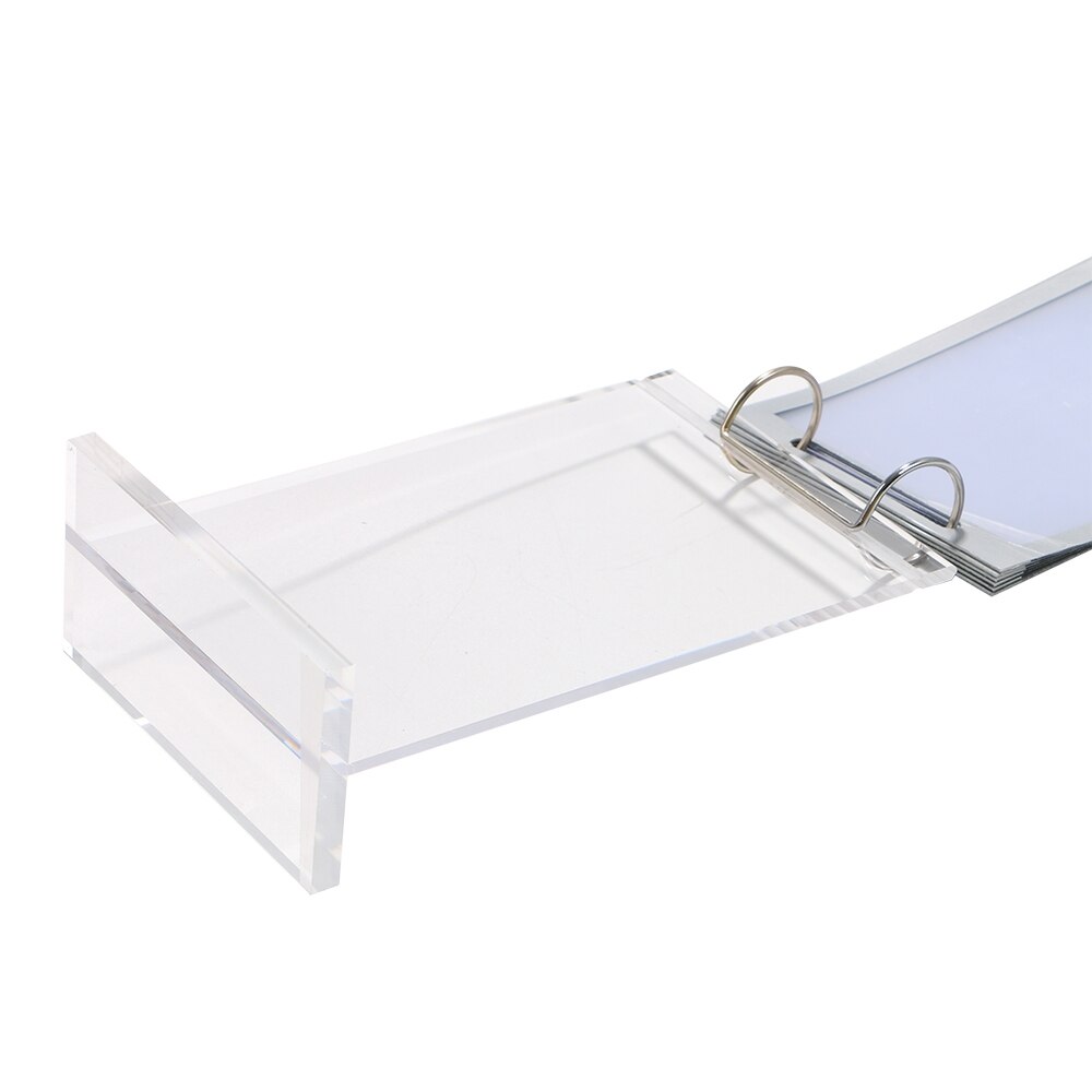 Acrylic Flip Page Cover Double-sided Loose-leaf Poster Frame Display Stand Calendar Menu Stand Desk Sign Price Tag Display Rack