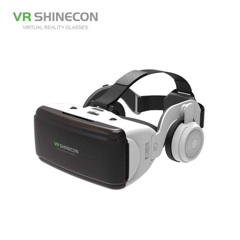 Original VR SHINECON BOX Virtual Reality 3D Glasses Headset Helmet for IOS Android Smartphone With remote control: G06E