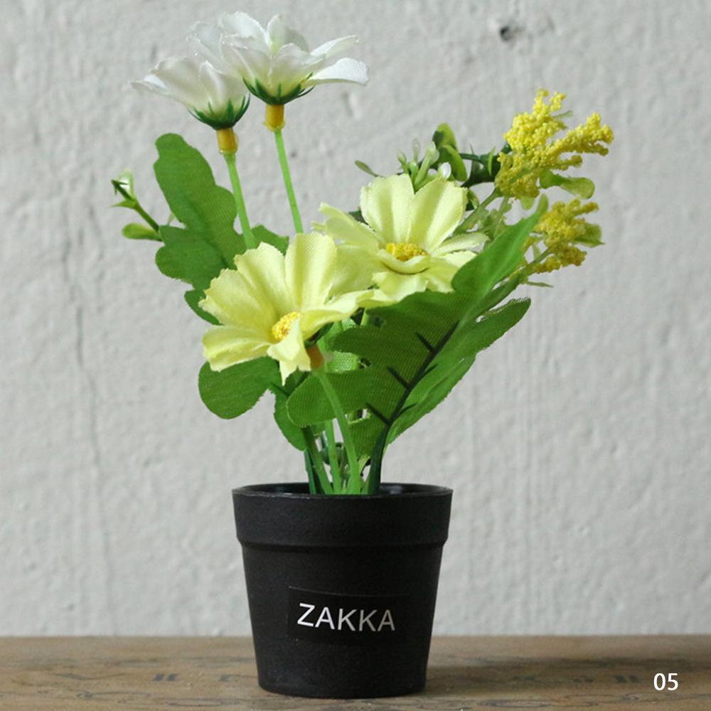 Artificial Plastic Succulents Flower Potted Plant No Pot Eco-Friendly Simulation Home Office Desktop Festive Decoration: 05