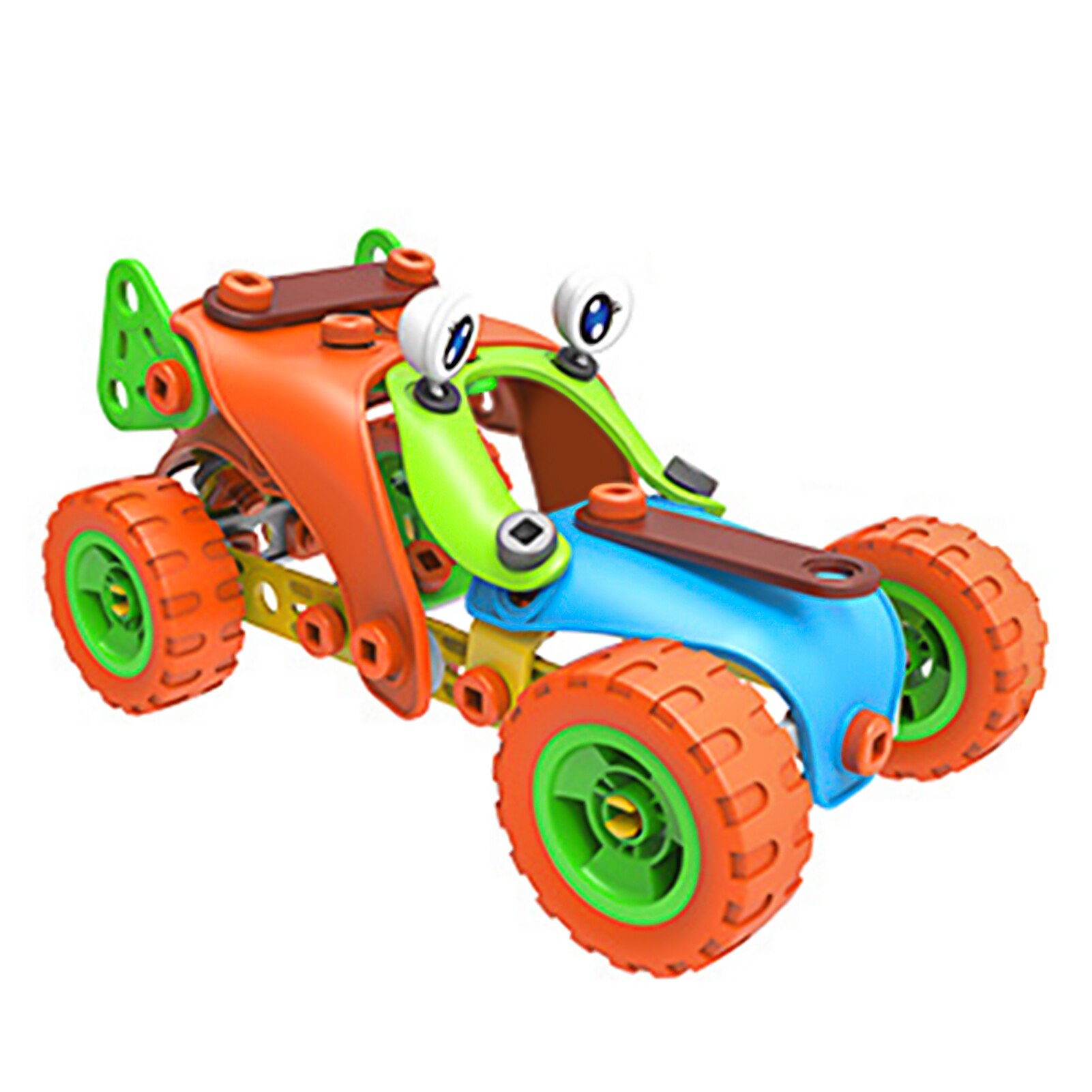 136Pcs/Set 5 in 1 Educational Interactive Multifunctional Stylish DIY Construction Vehicle Car Building Learning Kit