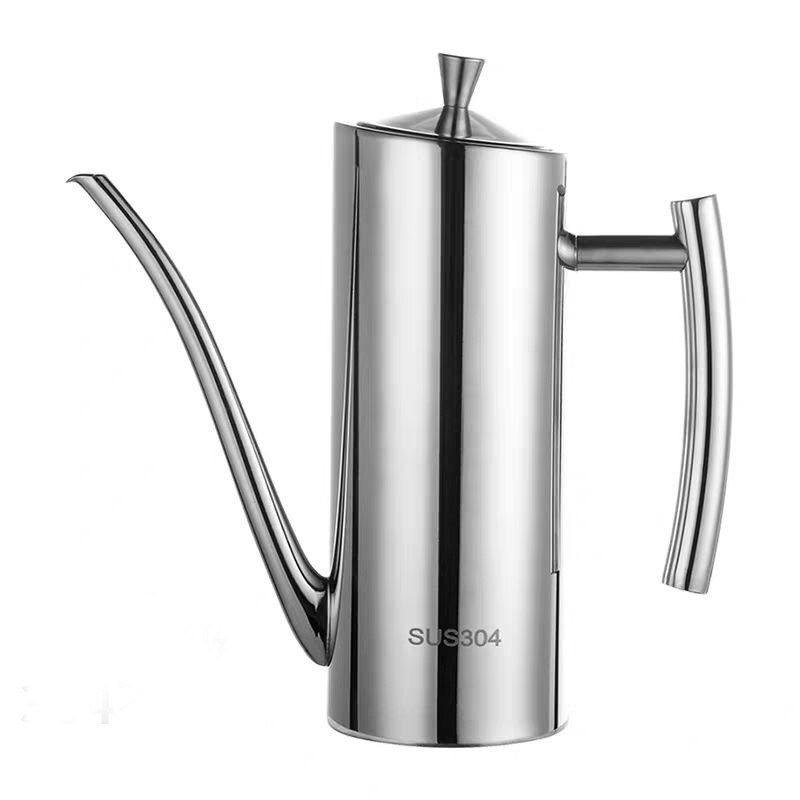 Oțel rezistent la praf, 304 recipient de ulei din oțel inoxidabil și recipient de ulei etanș , 500 ml 700 ml 1000 ml sticle de ulei de măsline, dozator de ulei de gătit