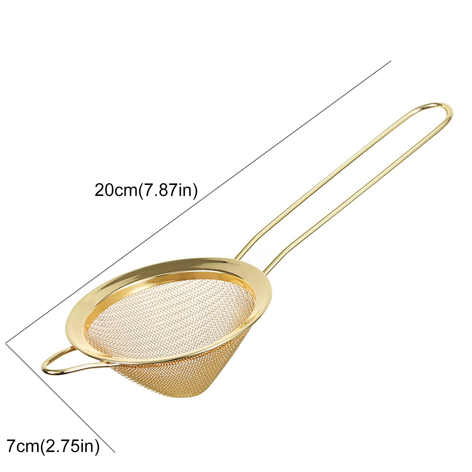 Stainless Steel Cocktail Bar Strainer Conical Mesh Strainer Kitchen Accessories Bartender Bar Tool Kitchen Accessories Gadgets
