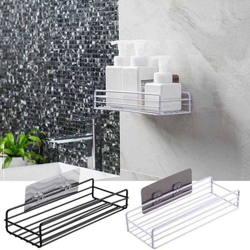 Soporte para champú adhesivo de Gel de ducha de acero inoxidable óxido, estante de almacenamiento de pared de baño, organizador, cesta de succión