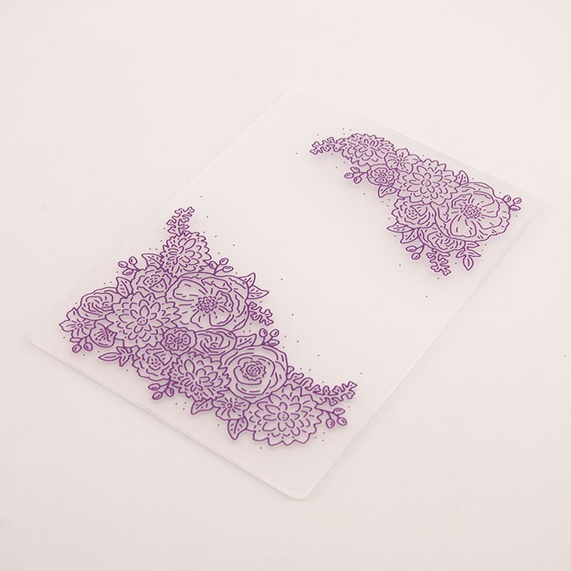 Flower Embossing Folder Plastic Card Making Stamps Scrapbooking Paper Craft Supplies Folders Christmas DIY