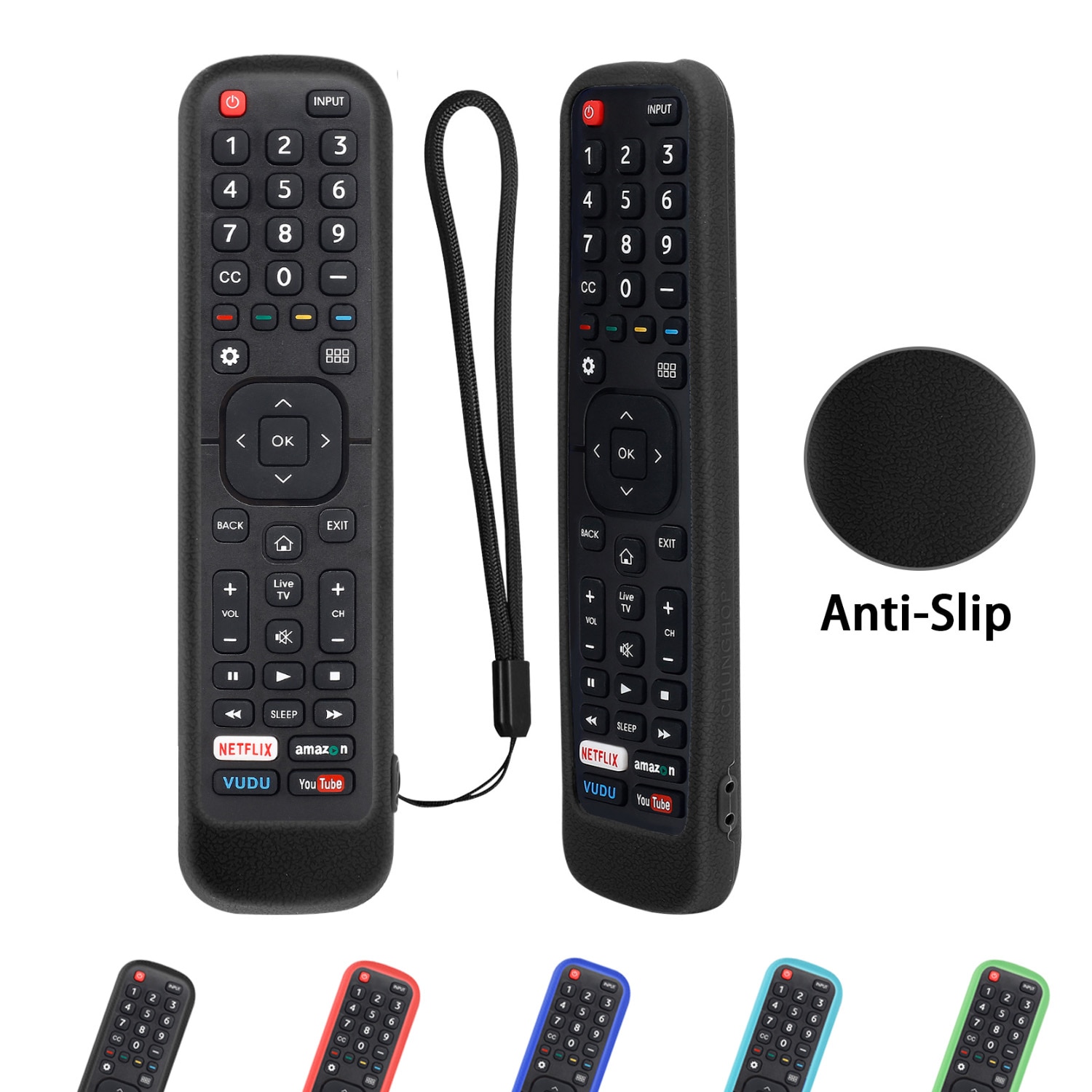 Fundas de Control remoto de TV para Hisense EN2A27 LED HDTV EN-2A27, funda de Control remoto, amigable con la piel, a prueba de golpes, controlador protector