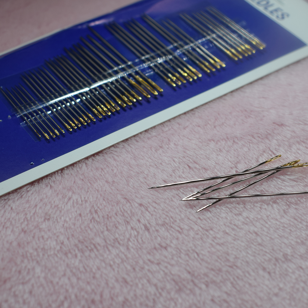 45pcs/1 Set Assorted Hand Sewing Needles Pins Quilt Embroidery Mending Craft Sewing Needles Stainless Steel Sewing Tool Hand