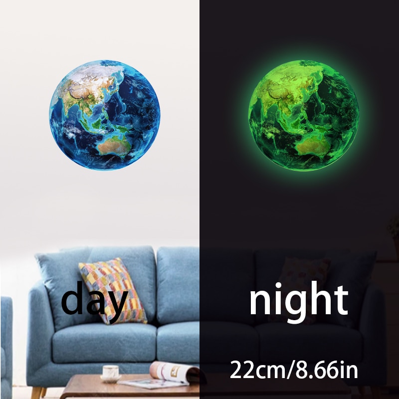 sterben Universum Planeten Galaxis Kinderzimmer Schlafzimmer Leucht Zauberstab Aufkleber Decke Decals Dekoration Solar- System Fluoreszierende Zauberstab Dekor